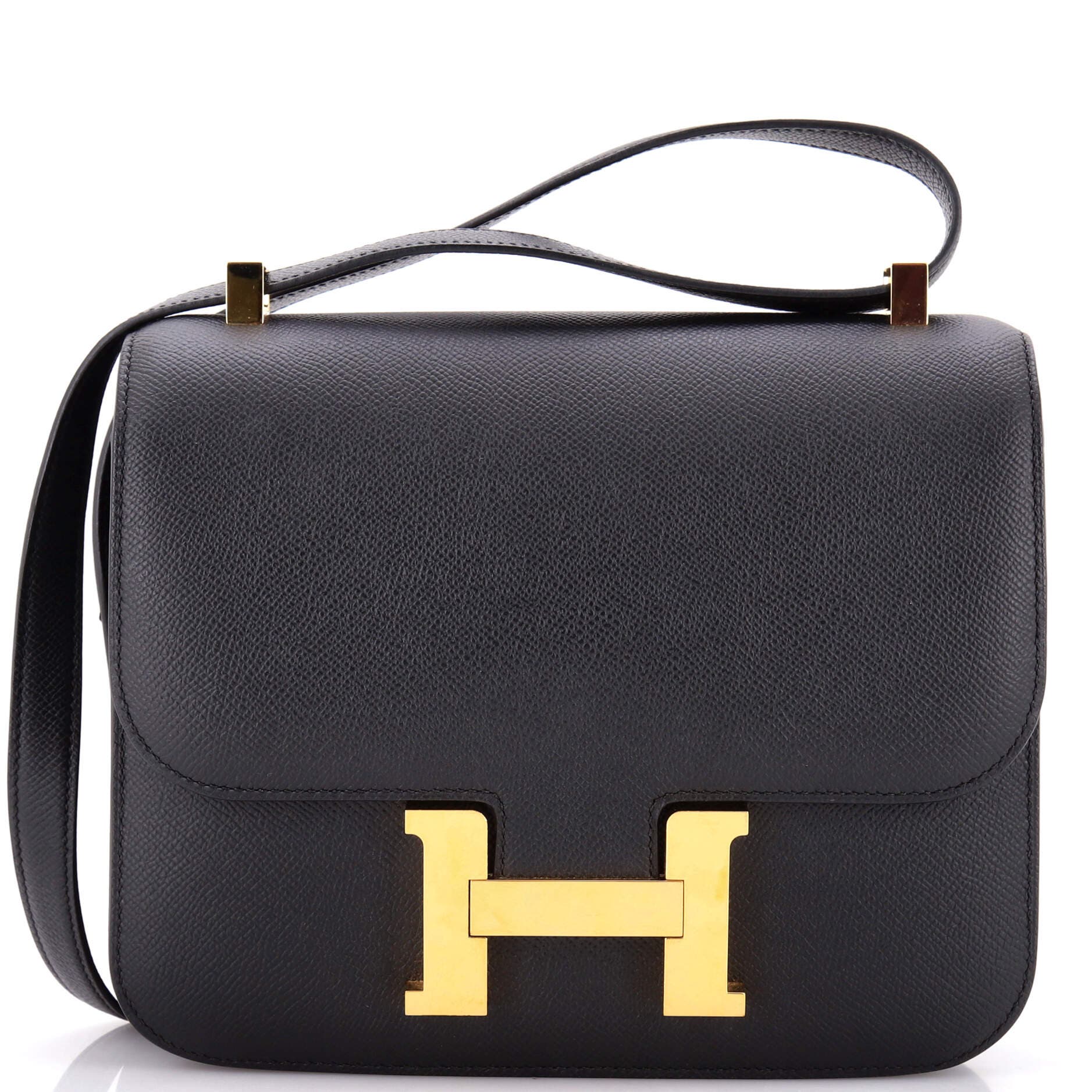 Pre-Owned Hermes Constance Bag Epsom 24, Main, color, Noir