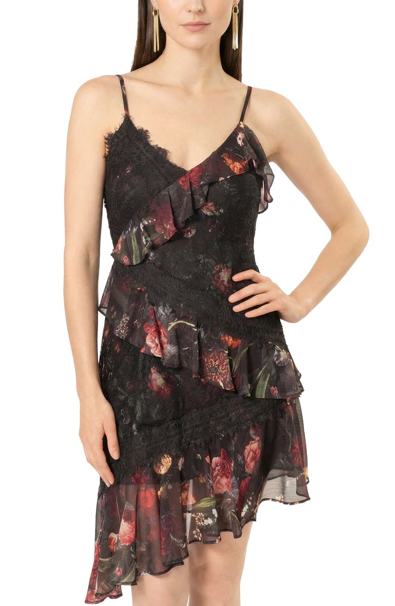 AREA STARS Adair Dress, Alternate, color, Black