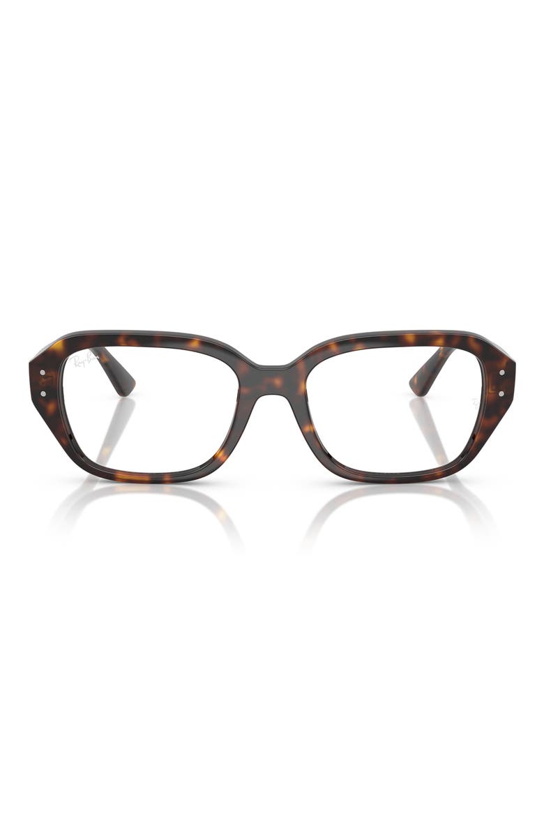 51mm Square Optical Glasses, Main, color, HAVANA