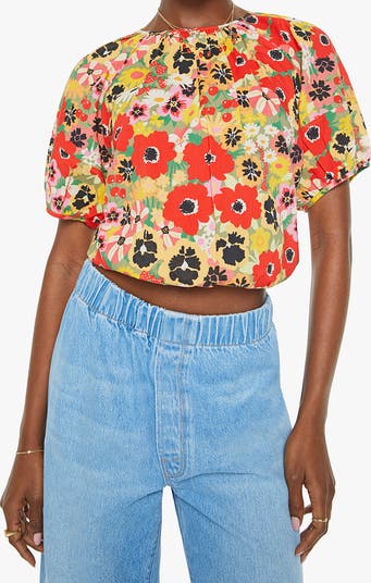 The Party In The Back Floral Cutout Shirt