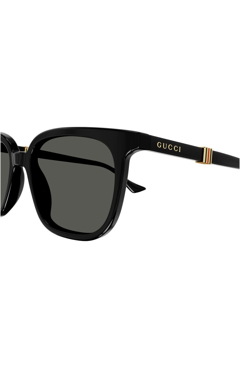 Gucci 54mm Square Sunglasses, Alternate, color, 
