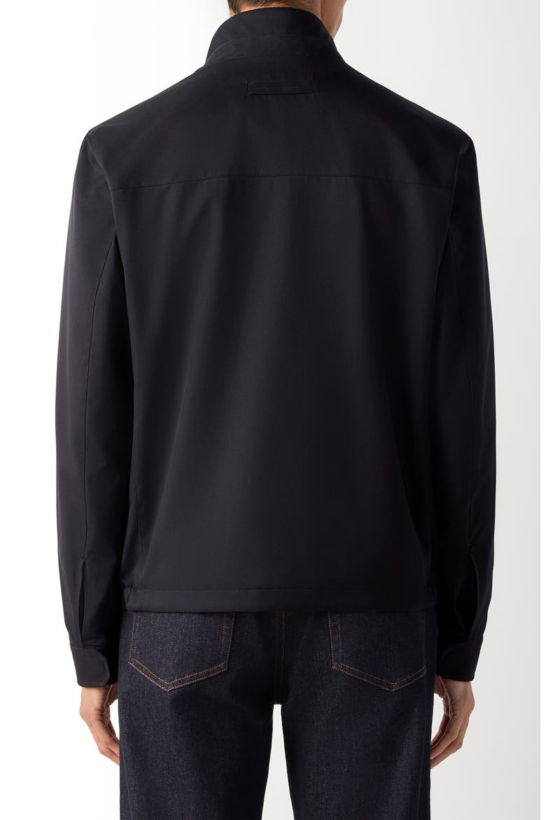 Motorin Water Repellent Microfiber Jacket, Alternate, color, NAVY BLUE