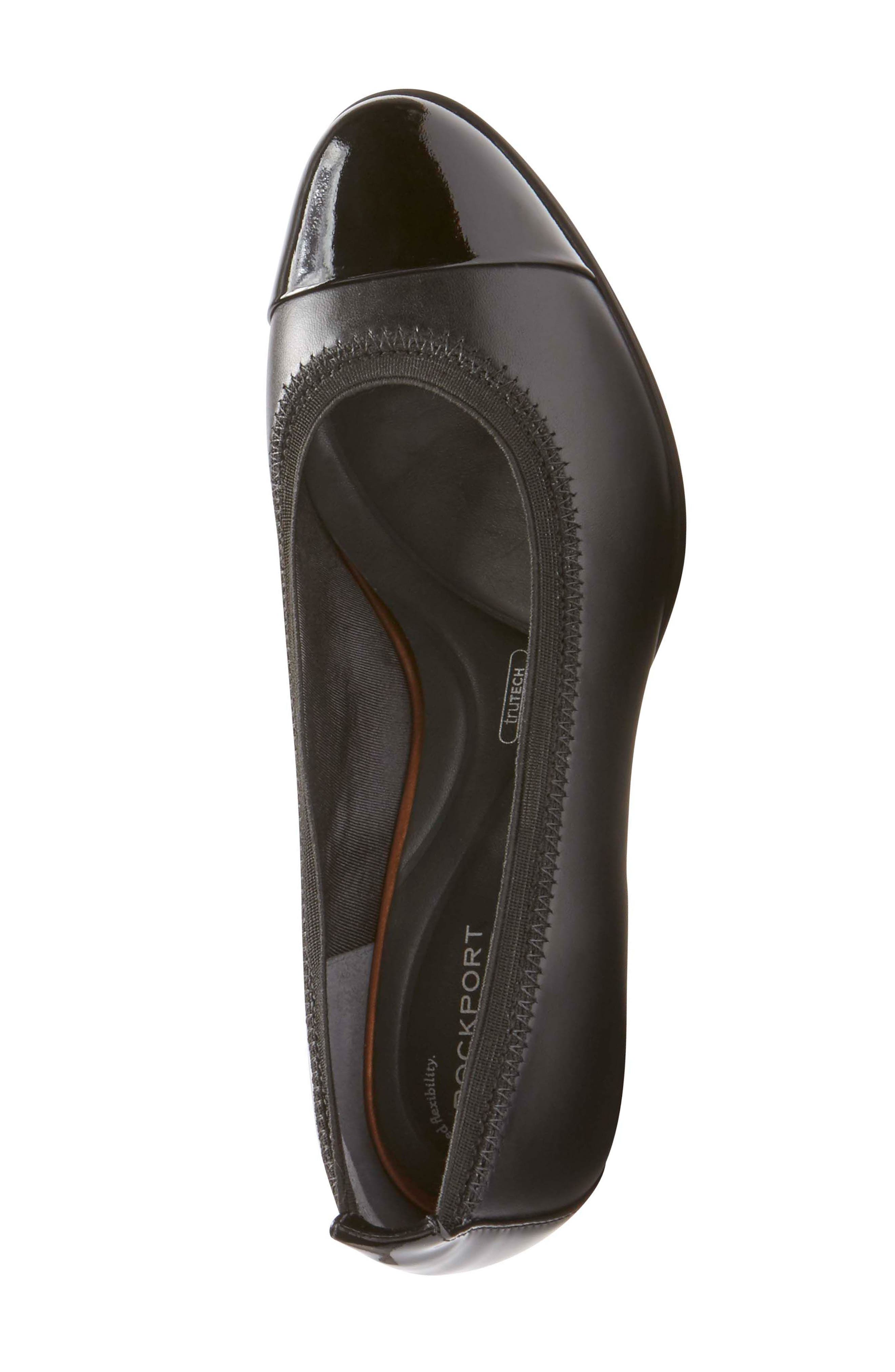 Rockport Esty Luxe Cap Toe Pump, Alternate, color, 