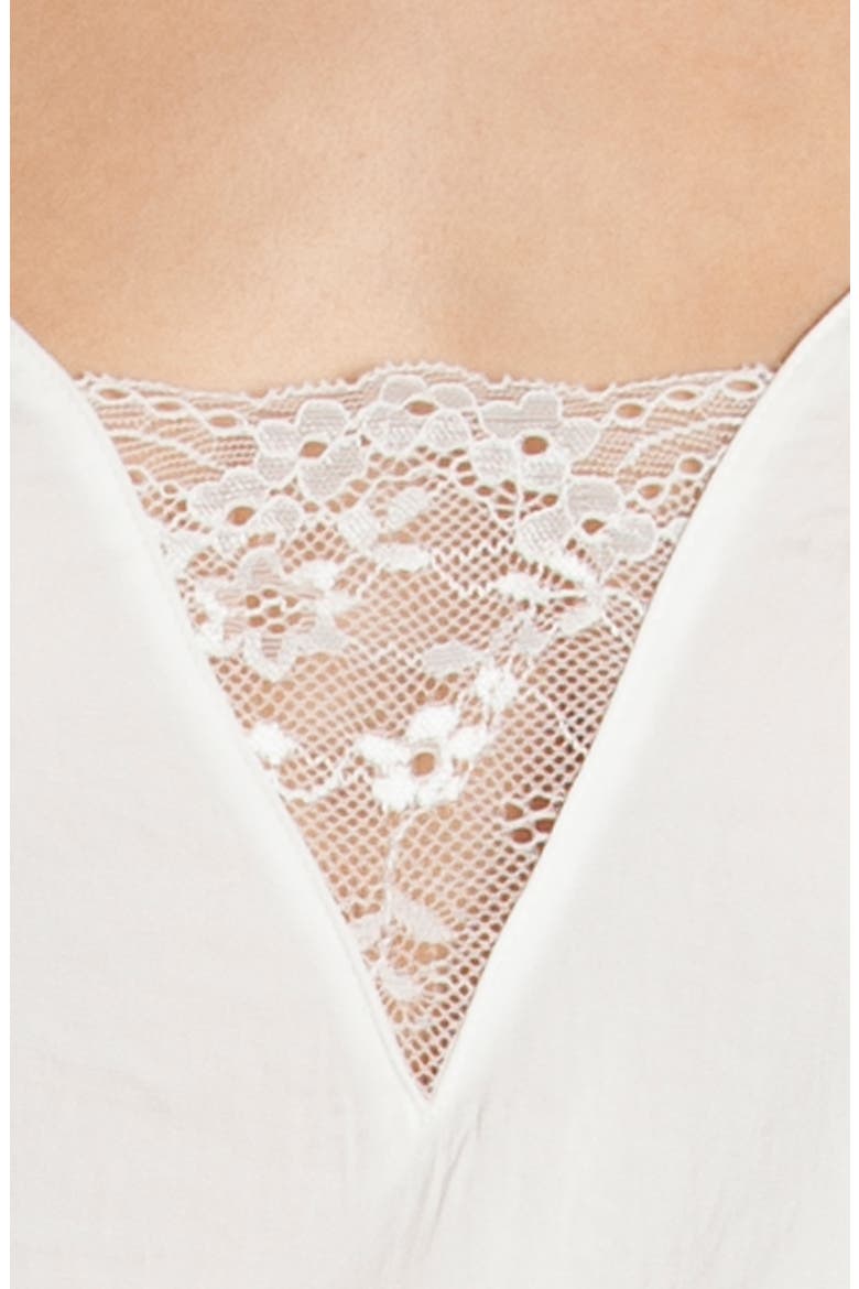 All I Want Short Satin Pajamas, Alternate, color, IVORY