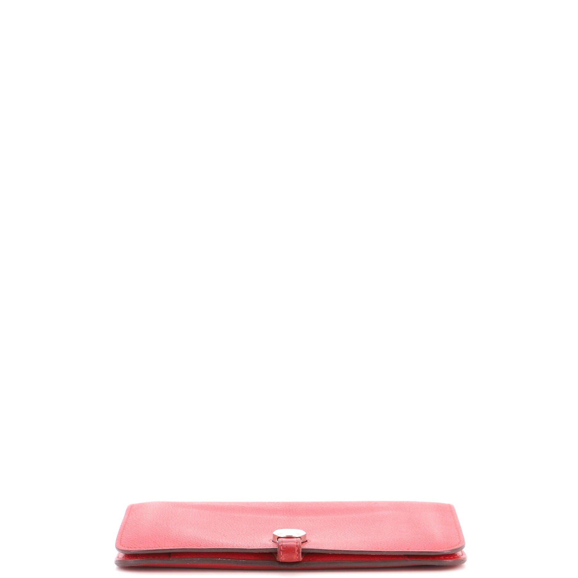 Dogon Duo Combined Wallet Leather, Alternate, color, Red