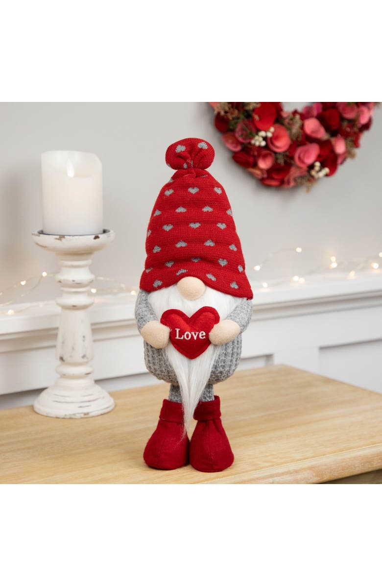 Northlight Plush "Love" Valentine's Day Gnome - 13.5", Alternate, color, Red