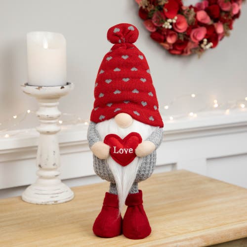 Northlight Plush "love" Valentine's Day Gnome In Red