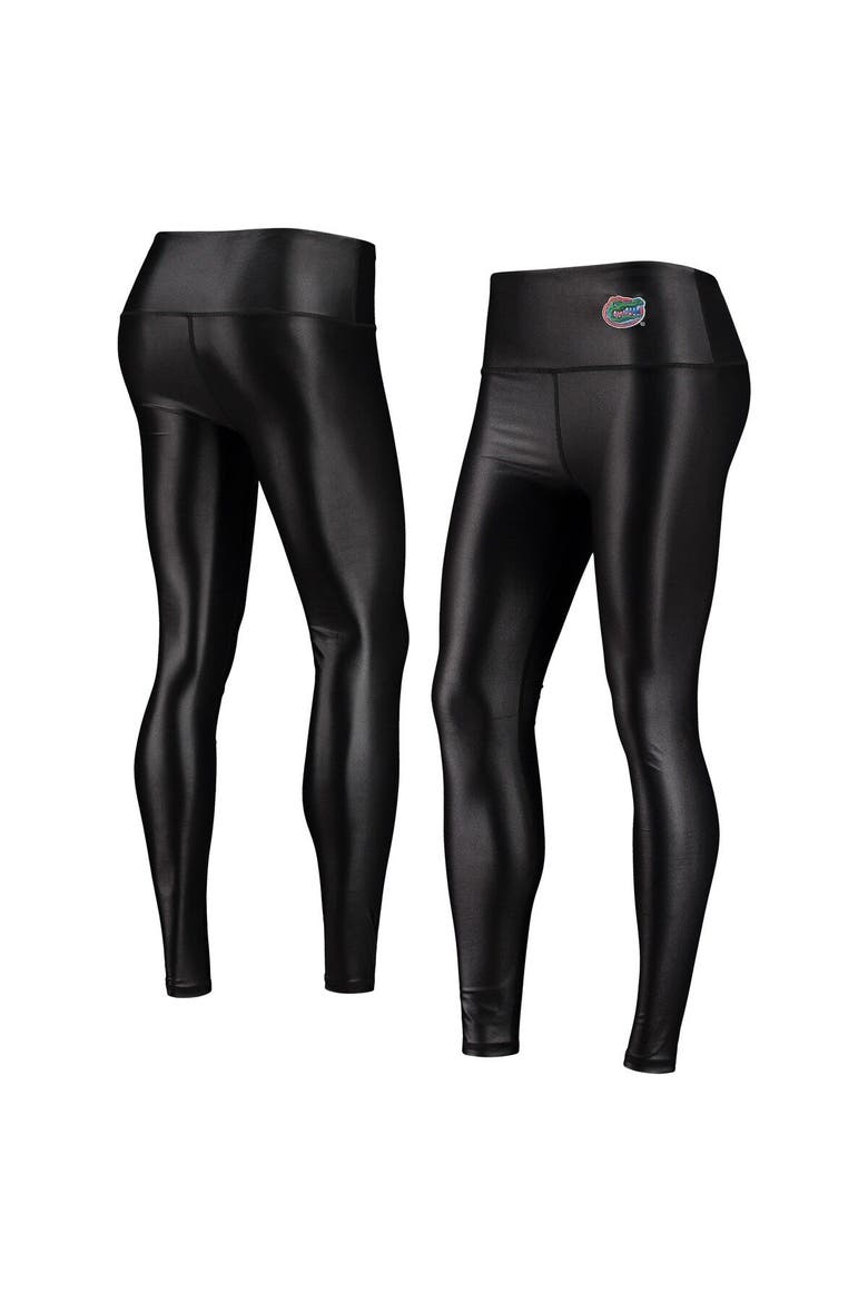 Women's ZooZatz Black Florida Gators Shine Liquid Leggings, Main, color, Black