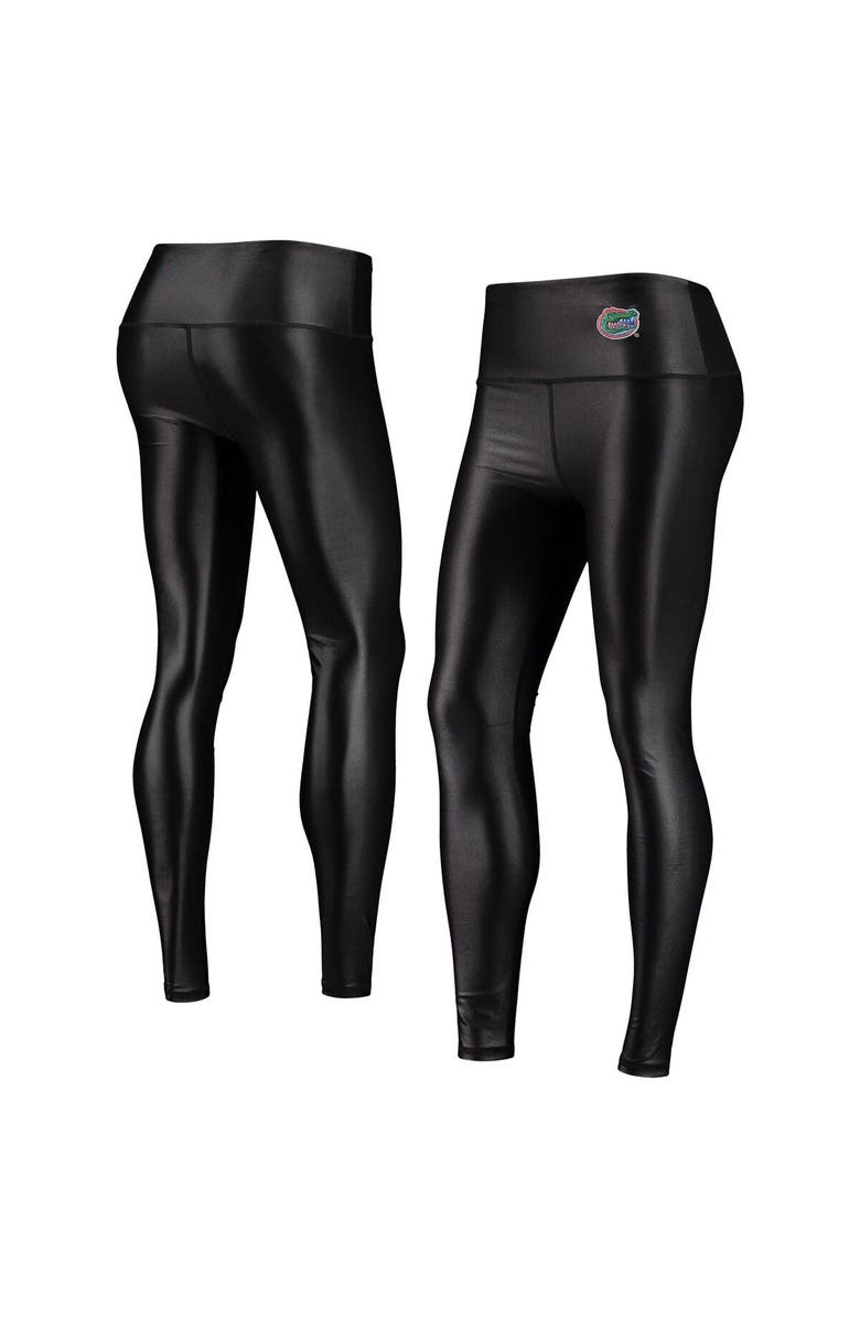 ZOOZATZ Women's ZooZatz Black Florida Gators Shine Liquid Leggings, Main, color,