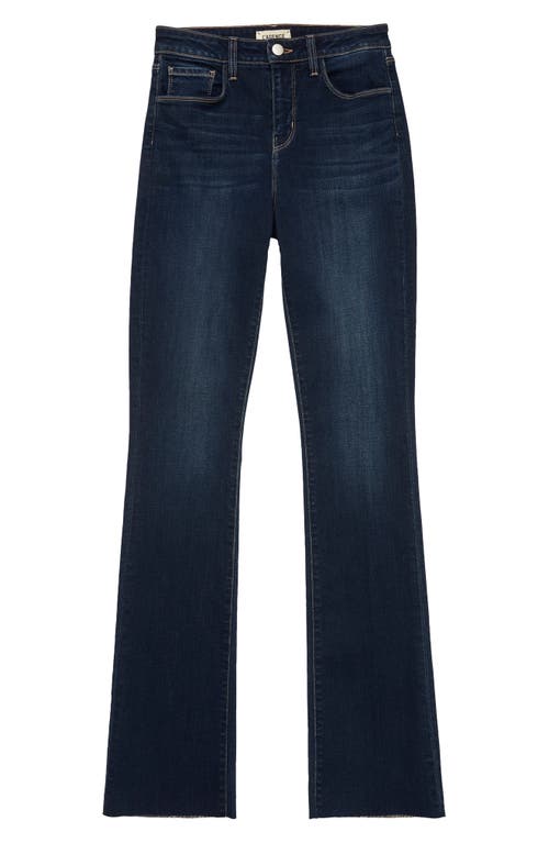 L'agence Ruth High Waist Raw Hem Straight Leg Jeans In Venus