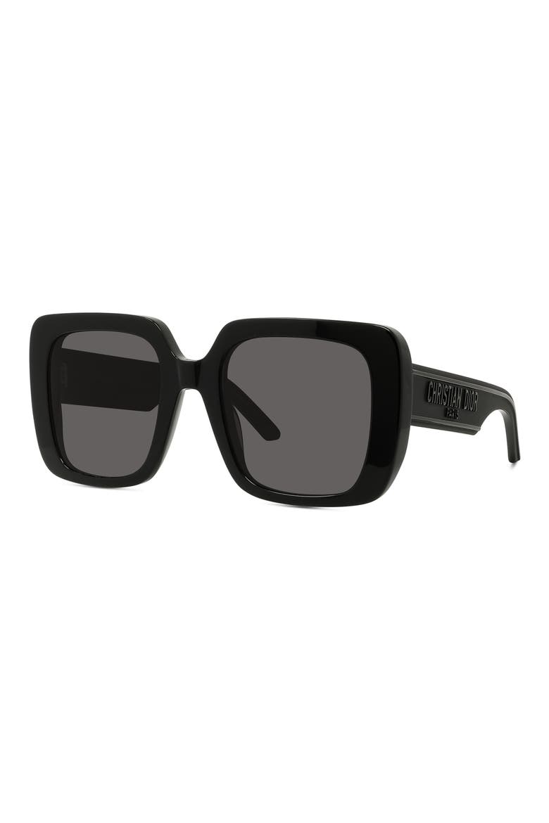 Wildior S3U 55mm Square Sunglasses, Alternate, color, BLACK/ GREY