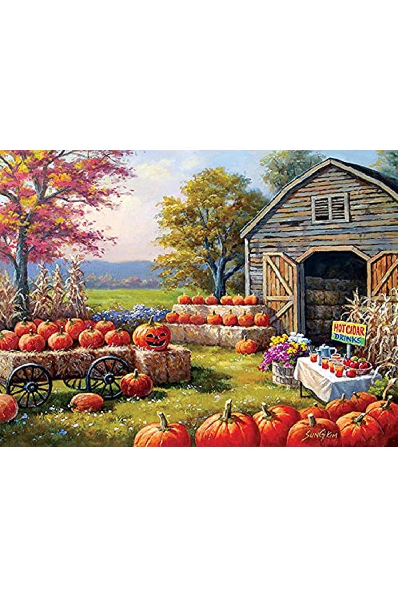 Pumpkins for Sale 1000 piece Jigsaw Puzzle for Adults, Alternate, color, Multicolor