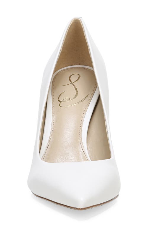 Sam Edelman Hazel Pointed Toe Pump In White