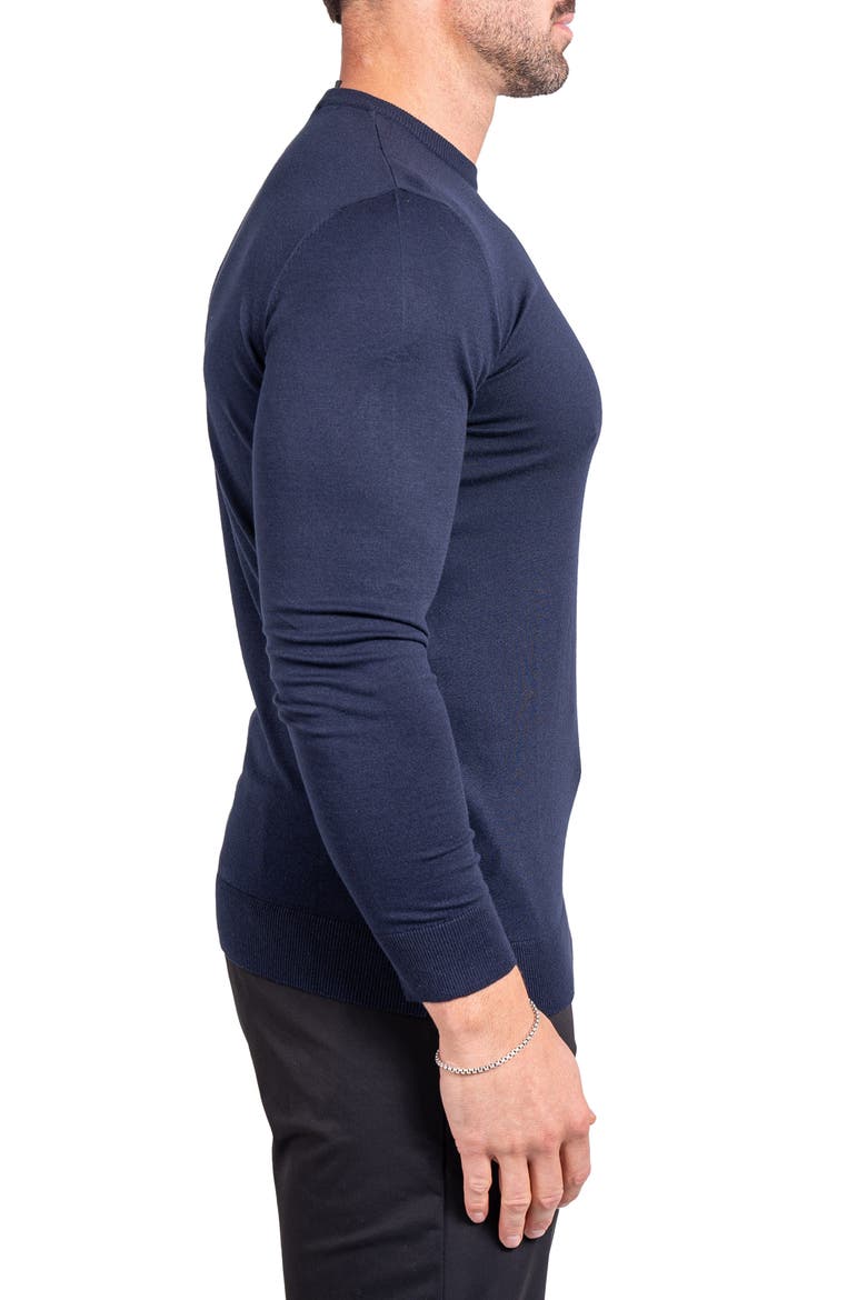 Knitted Passion Colorblock Sweater, Alternate, color, BLUE
