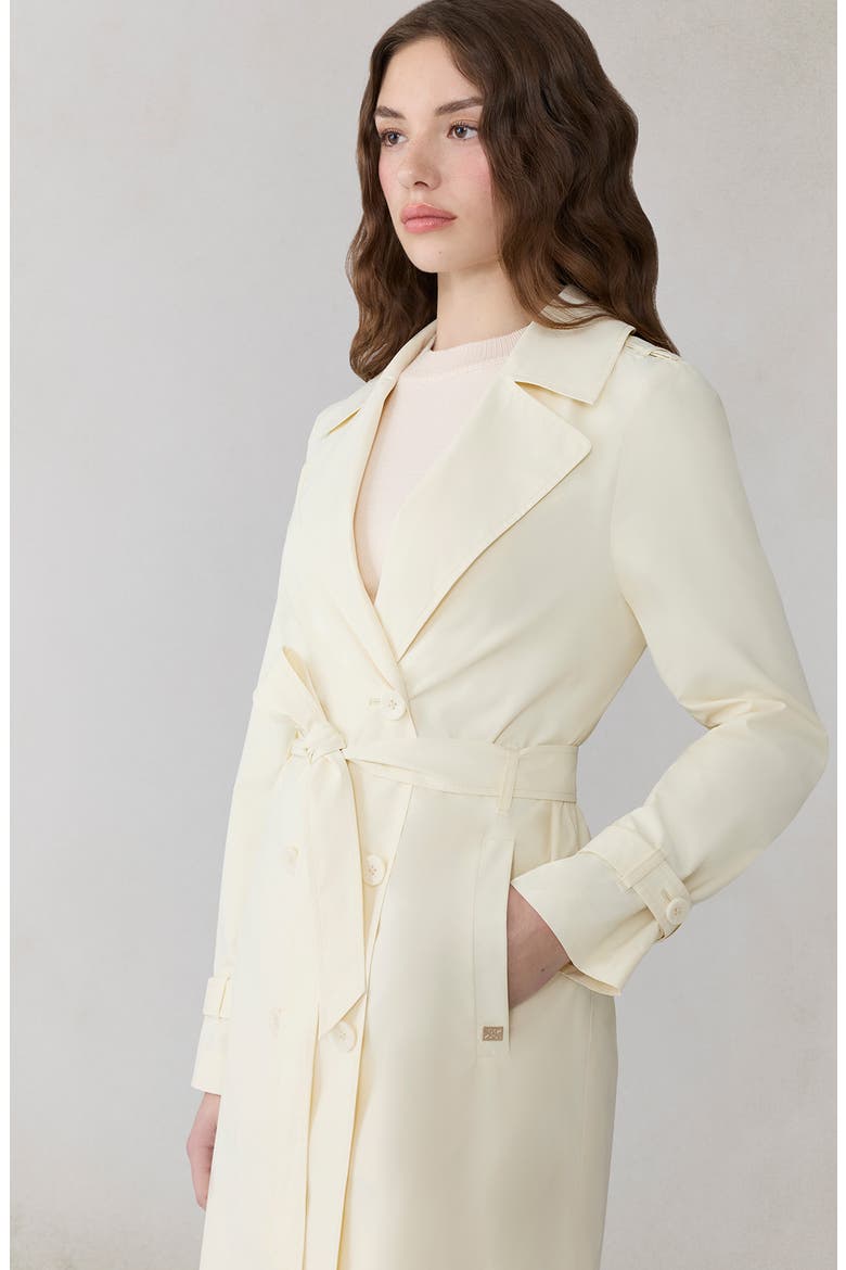 Blaire Water Repellent Coat, Alternate, color, SIDEWALK CHALK