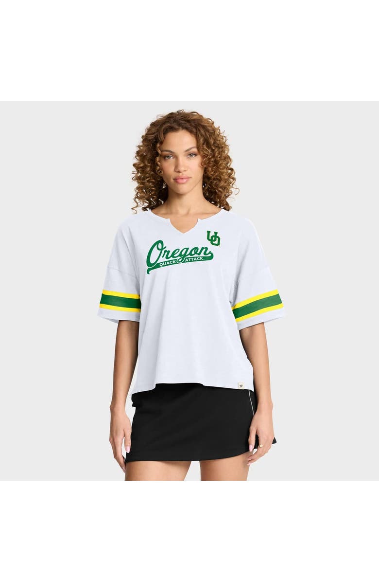 FANATICS Women's Fanatics White Oregon Ducks Hometown Premium Script T-Shirt, Main, color, White