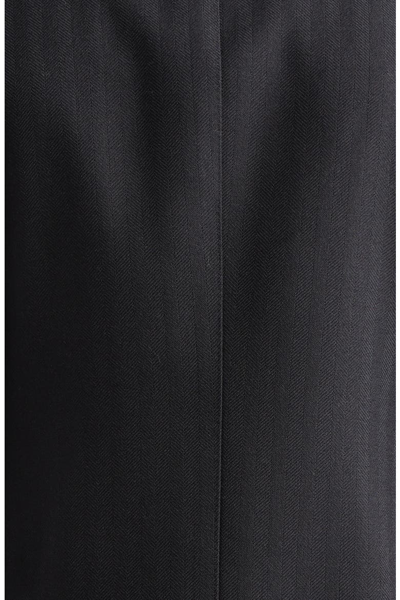 Shelton Wool Herringbone Sport Coat, Alternate, color, BLACK