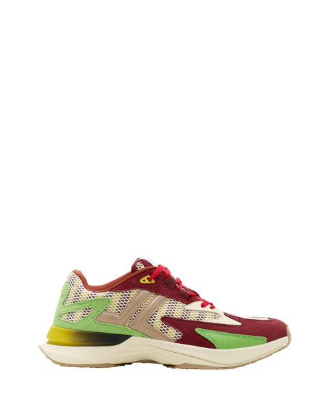 Jla Sneakers In Mesh And Metallic Leather