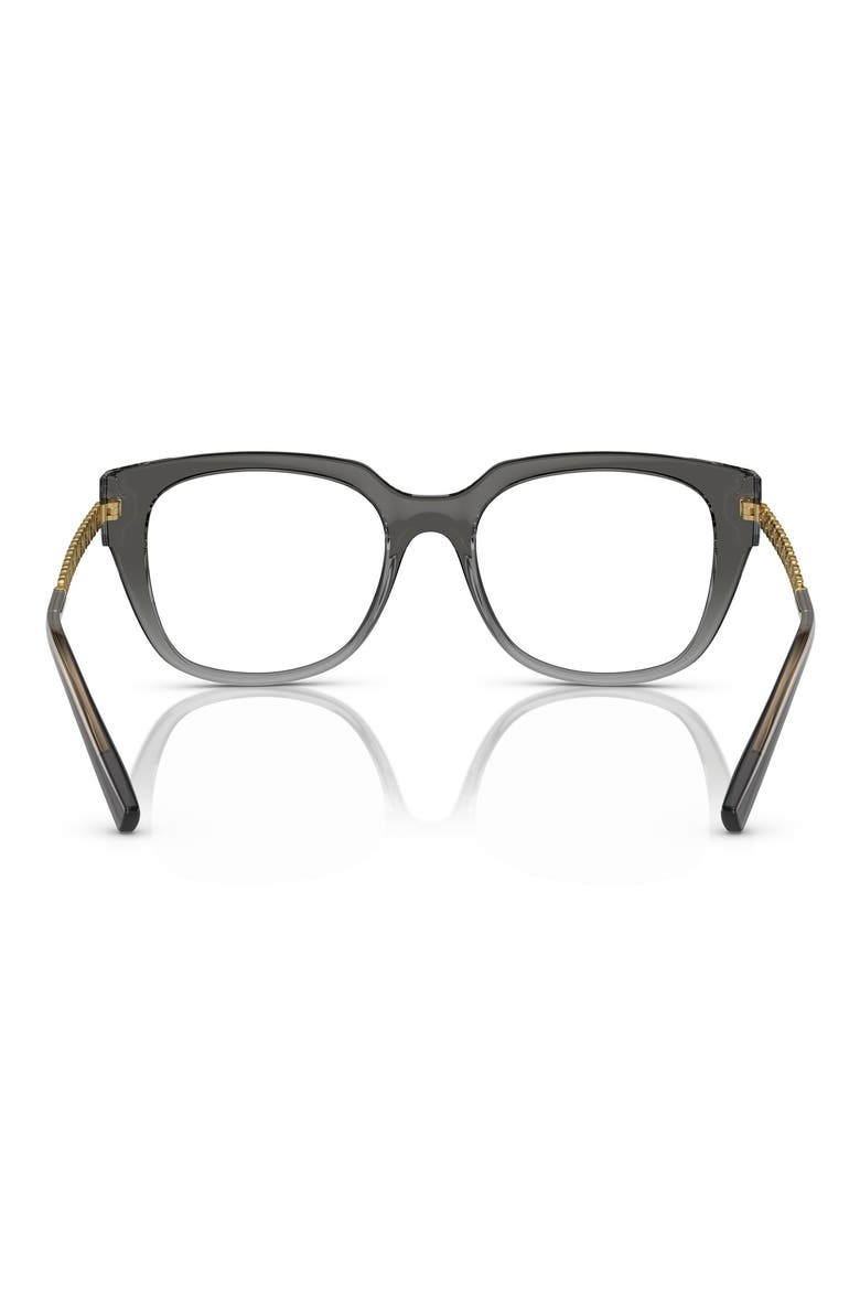 53mm Square Optical Glasses, Alternate, color, GRADIENT BLACK / DEMO LENS