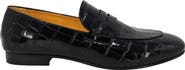 Madison Maison Flat Croc Embossed Loafer