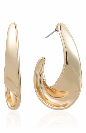 Whirl Hoop Earrings