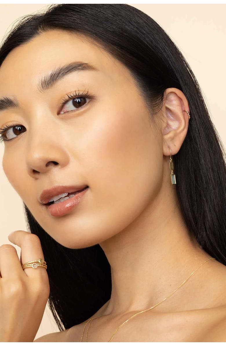 Oradina 14K Yellow Gold With A Twist Ear Cuff, Alternate, color, Yellow Gold