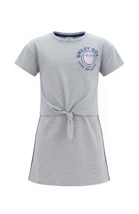 Athletic Club Tie-Front Dress (Toddler, Little Kid & Big Kid)