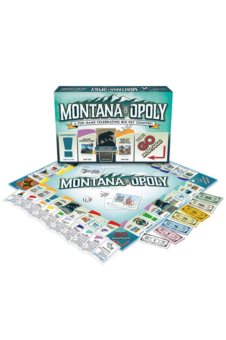 Montanaopoly Monopoly Board Game, Alternate, color, Multicolored