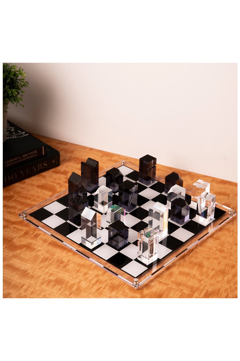 Acrylic Chess Set, Alternate, color, MULTI COLOR