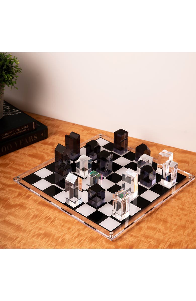 Bey-Berk Acrylic Chess Set, Alternate, color, Multi Color