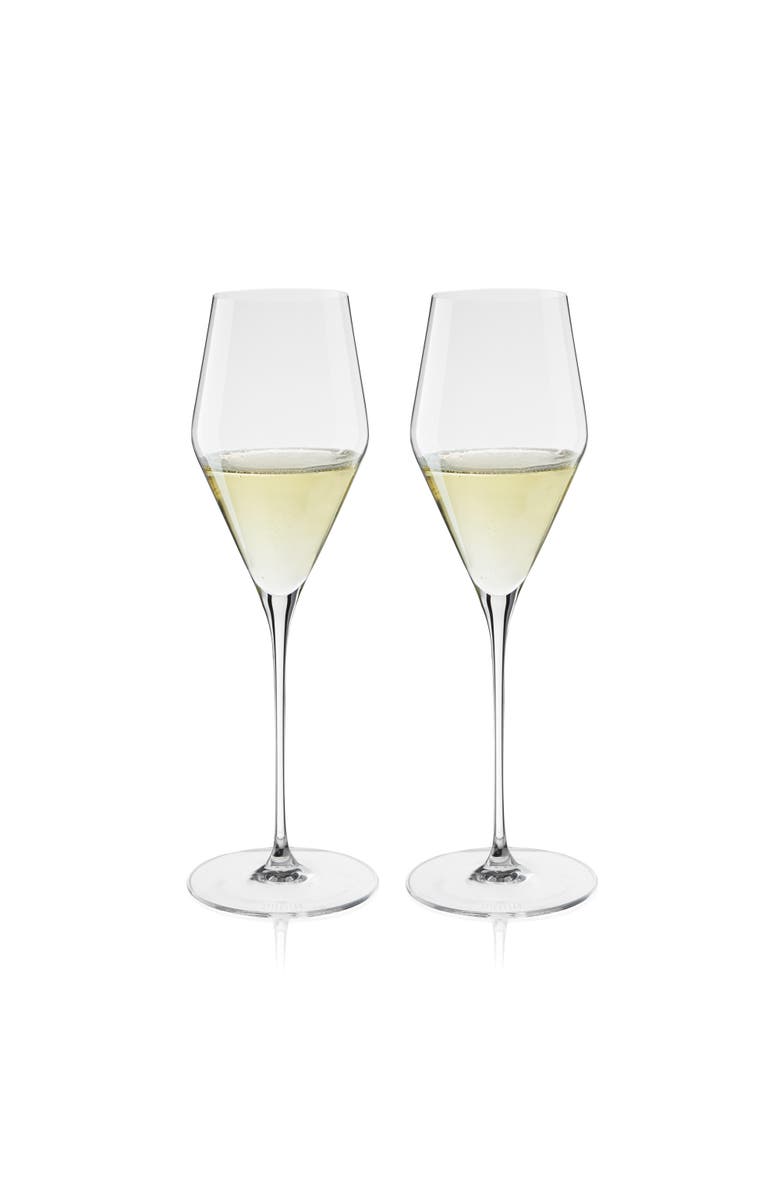 SPIEGELAU Definition Champagne Flute Glass Set of 2, Main, color, Clear