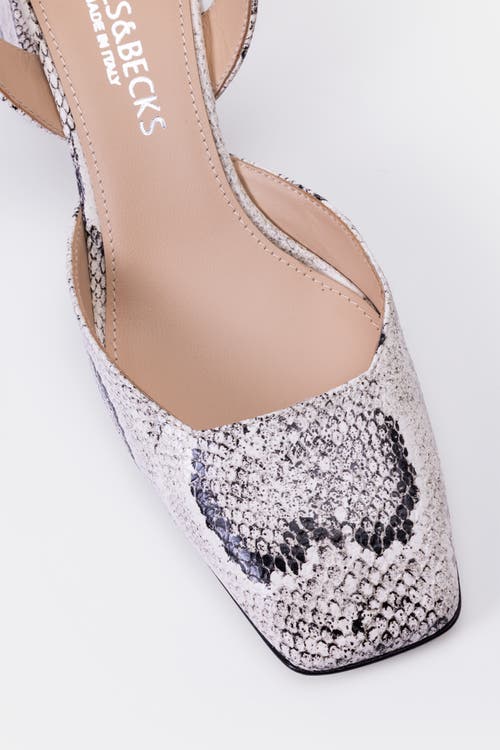 Bells & Becks Lana Mid-heel Slingback In Neutral