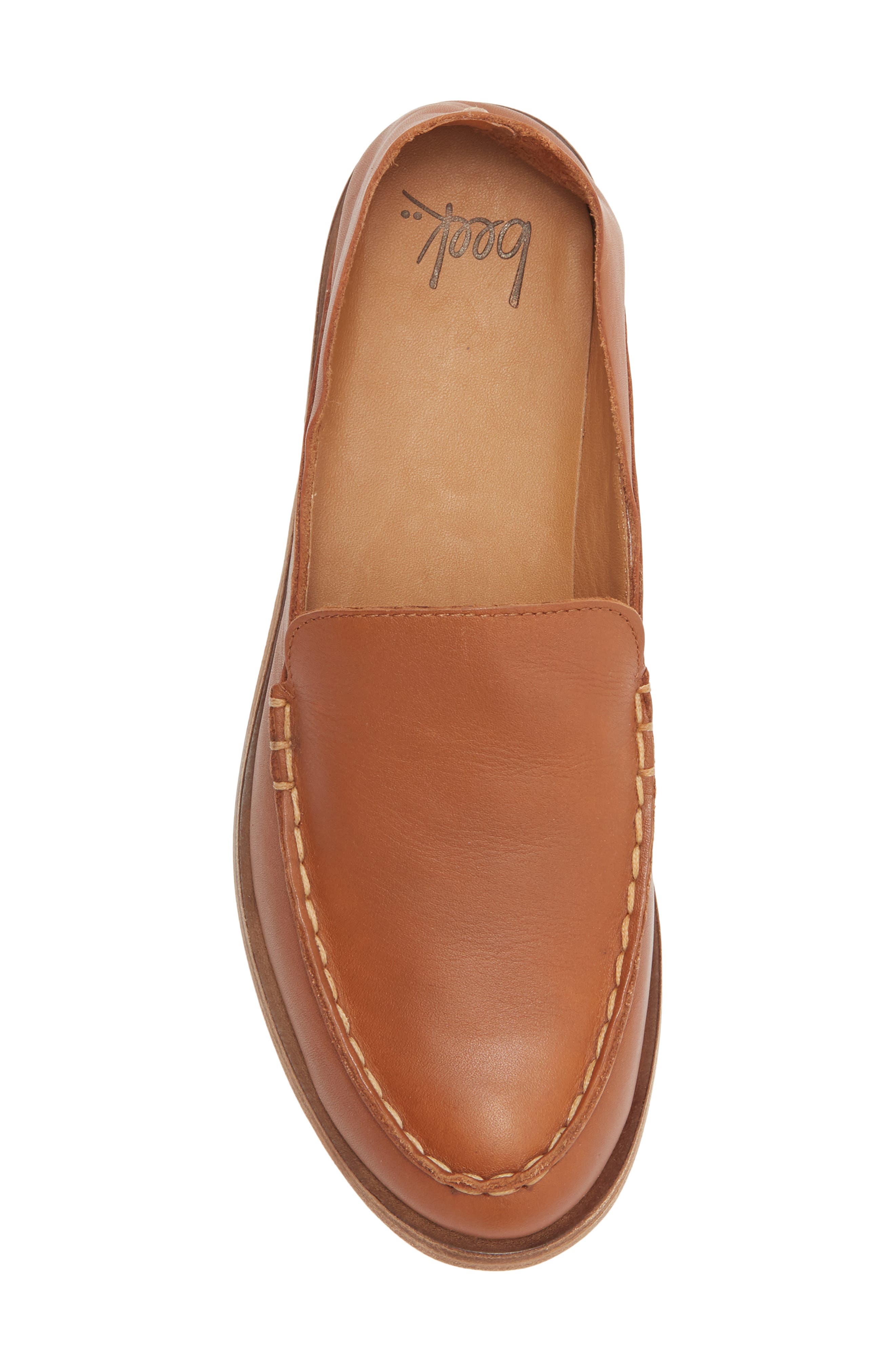 Beek Pepper Moc Toe Loafer, Alternate, color, Cognac