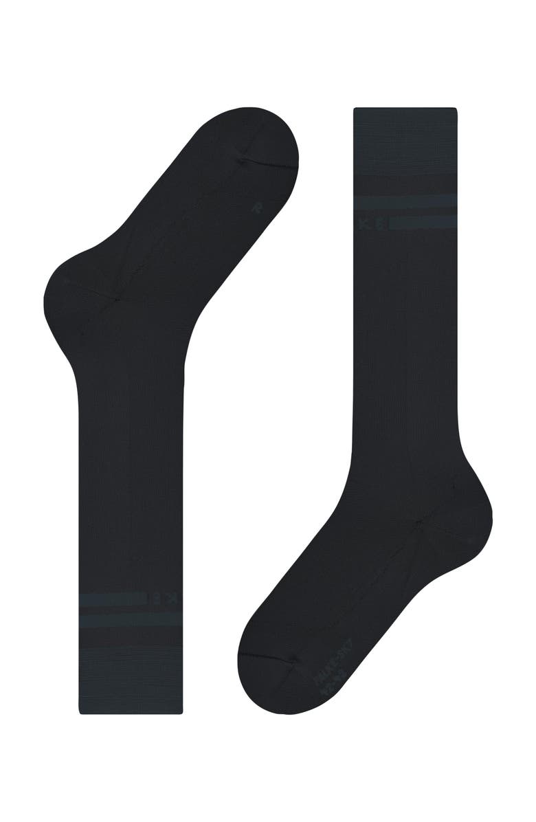 Falke SK7 Race Ski Socks, Alternate, color, Black