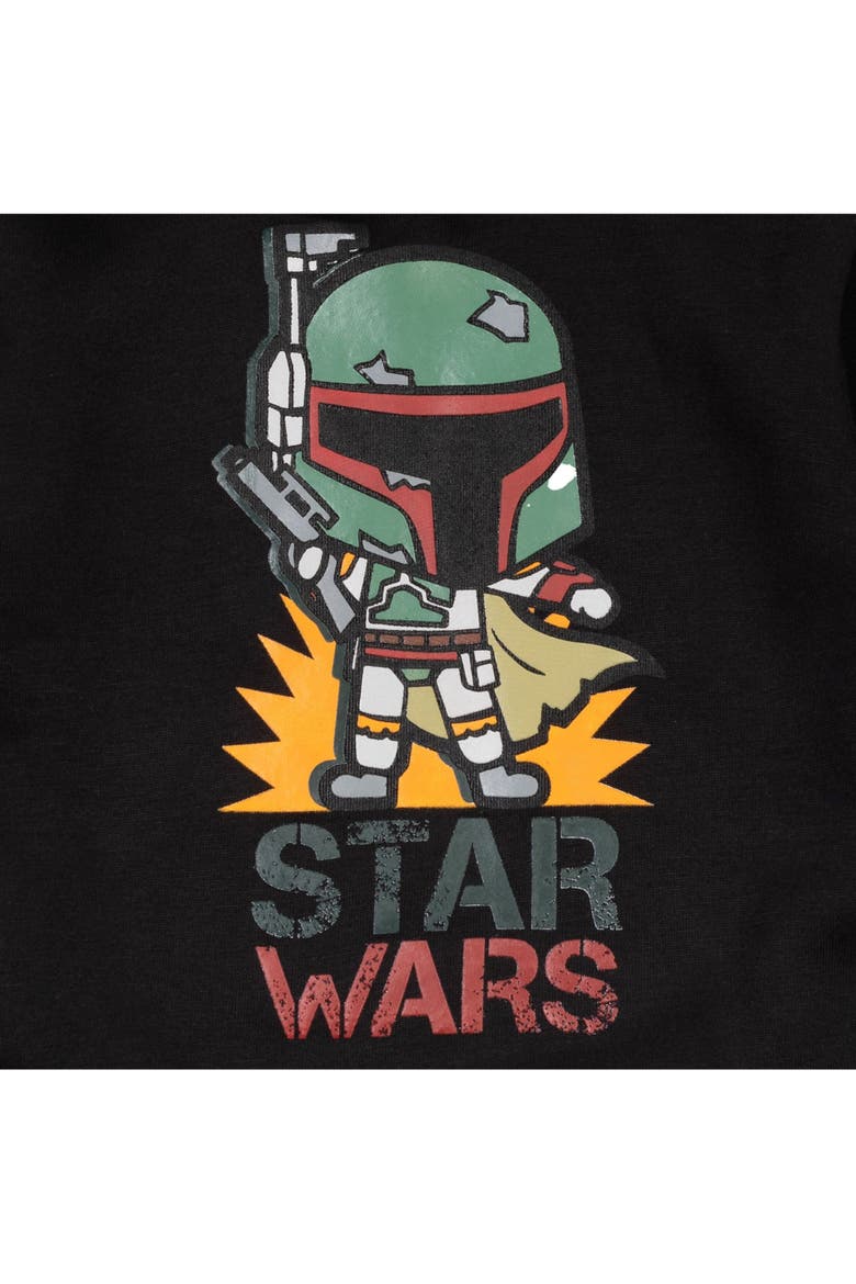 Boba Fett Fleece Hoodie, Alternate, color, Boba Fett Black