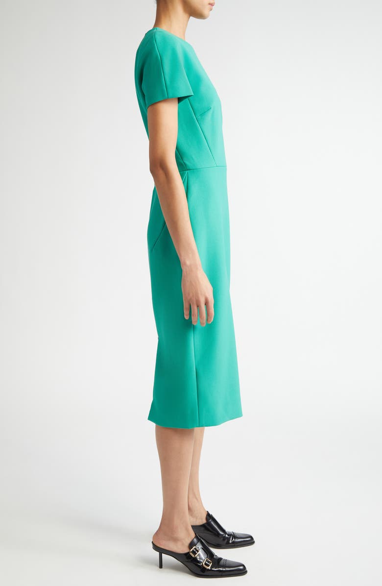 Victoria Beckham Stretch Crepe Sheath Dress, Alternate, color, 