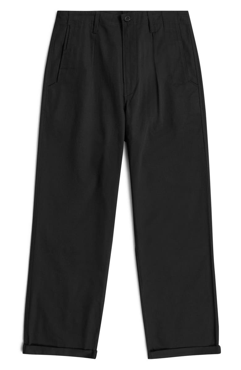G-STAR Pleat Front Chinos, Alternate, color, Dk Black