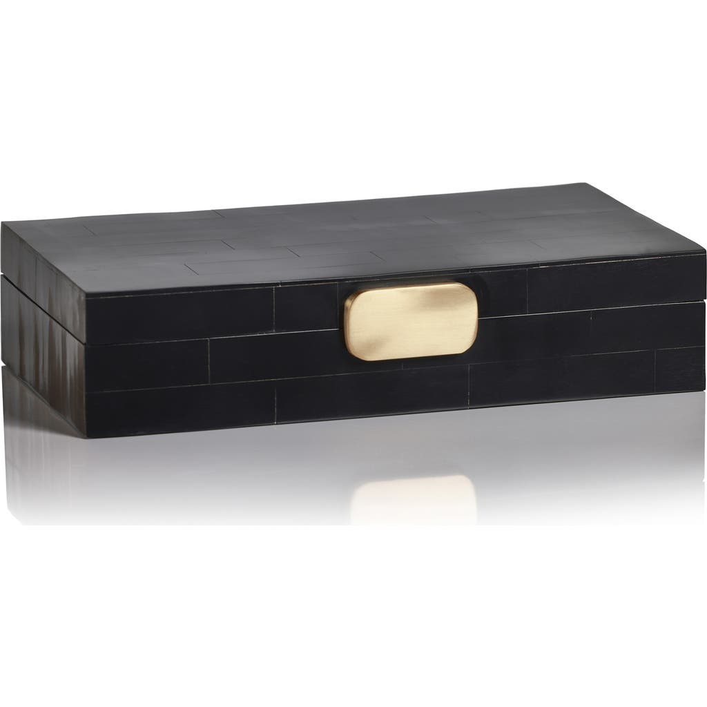 Zodax Marlow Decorative Box In Black