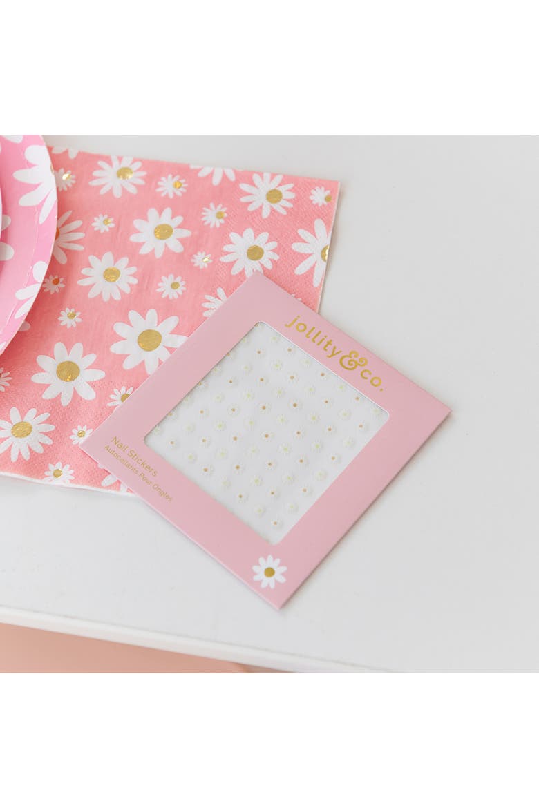 Peace & Love Daisy Nail Stickers, Alternate, color, Assorted Pre-Pack