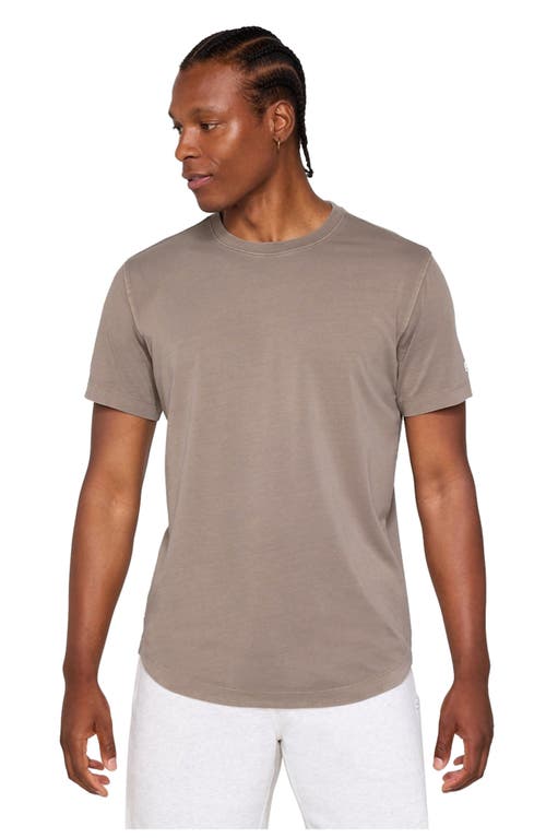 Fabletics The 24-7 Tee Curved Hem In Gold