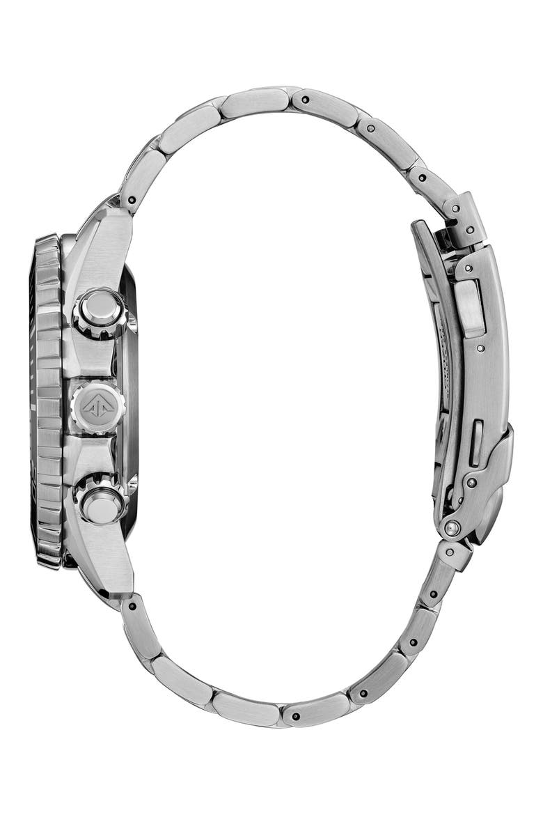 Promaster Dive Eco-Drive Bracelet Watch, 46mm, Alternate, color, GREEN/ SILVER-TONE