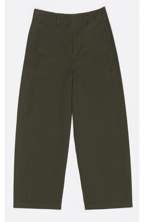 Bimba Y Lola Lead Corduroy Barrel Leg Trousers In Brown