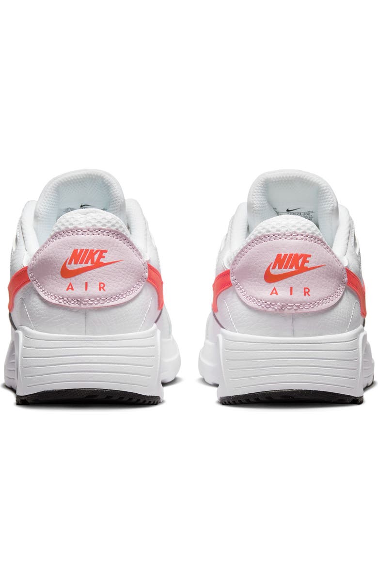 Nike Air Max SC Sneaker, Alternate, color, White/ Crimson/ Pink Foam