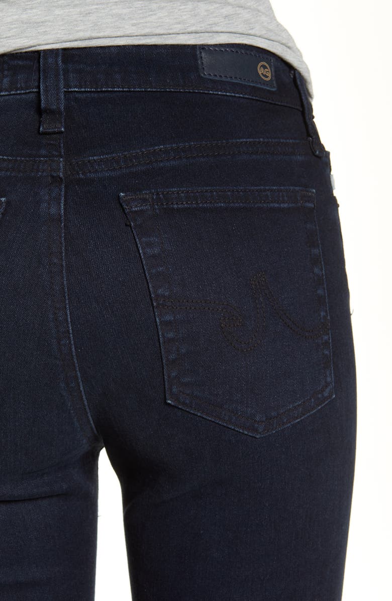 AG Mari High Waist Ankle Slim Straight Leg Jeans, Alternate, color, 