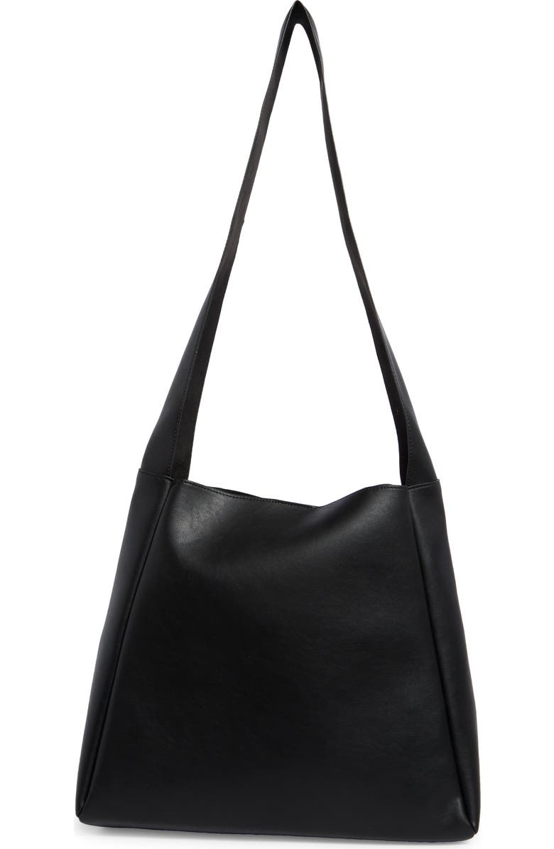 BCBG Extra Long Strap Tote Bag, Main, color, Black