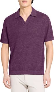 Theory Brenan Linen Blend Polo