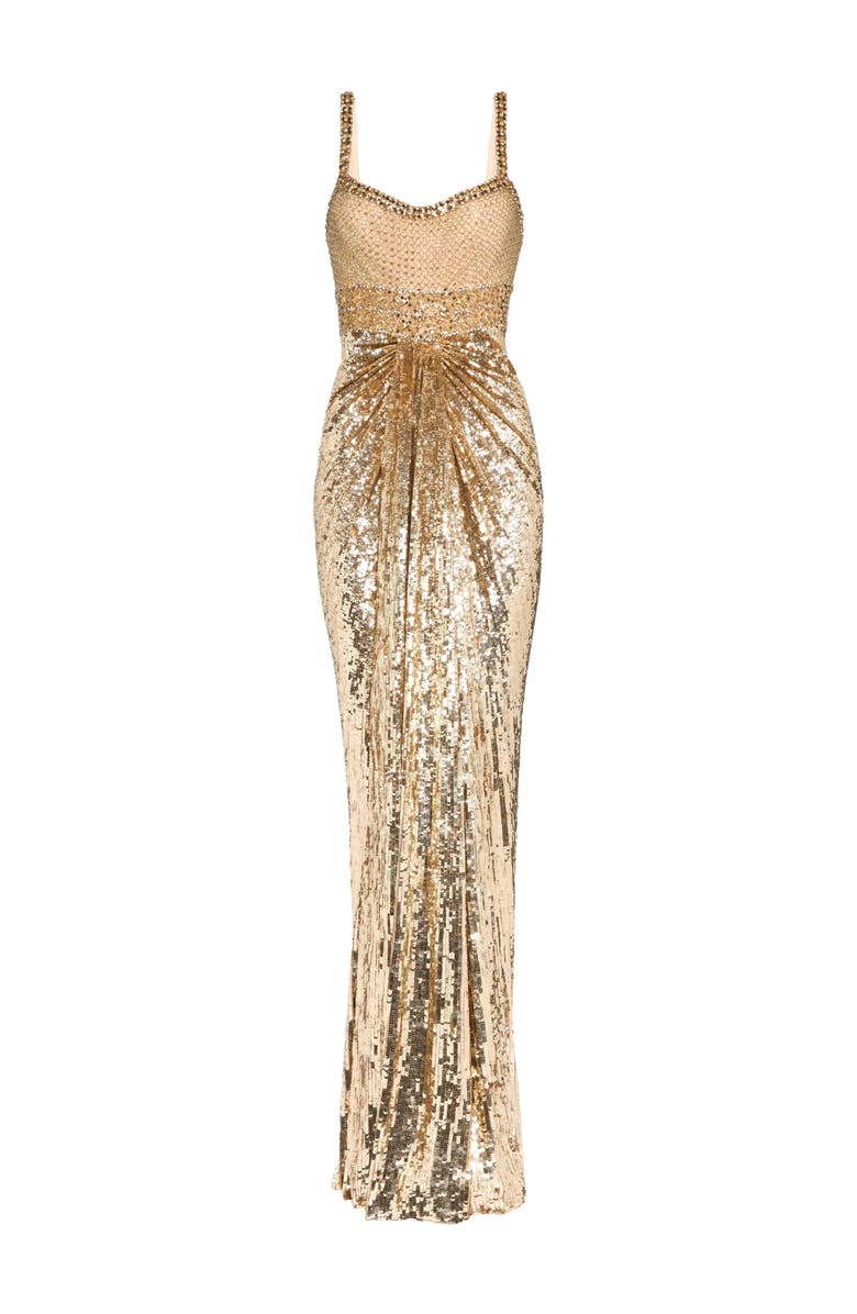 Jenny Packham Only You Gown, Main, color, Illusion