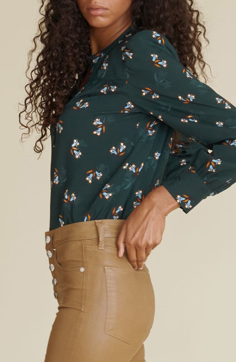 Veronica Beard Abbie Floral Blouse, Alternate, color,