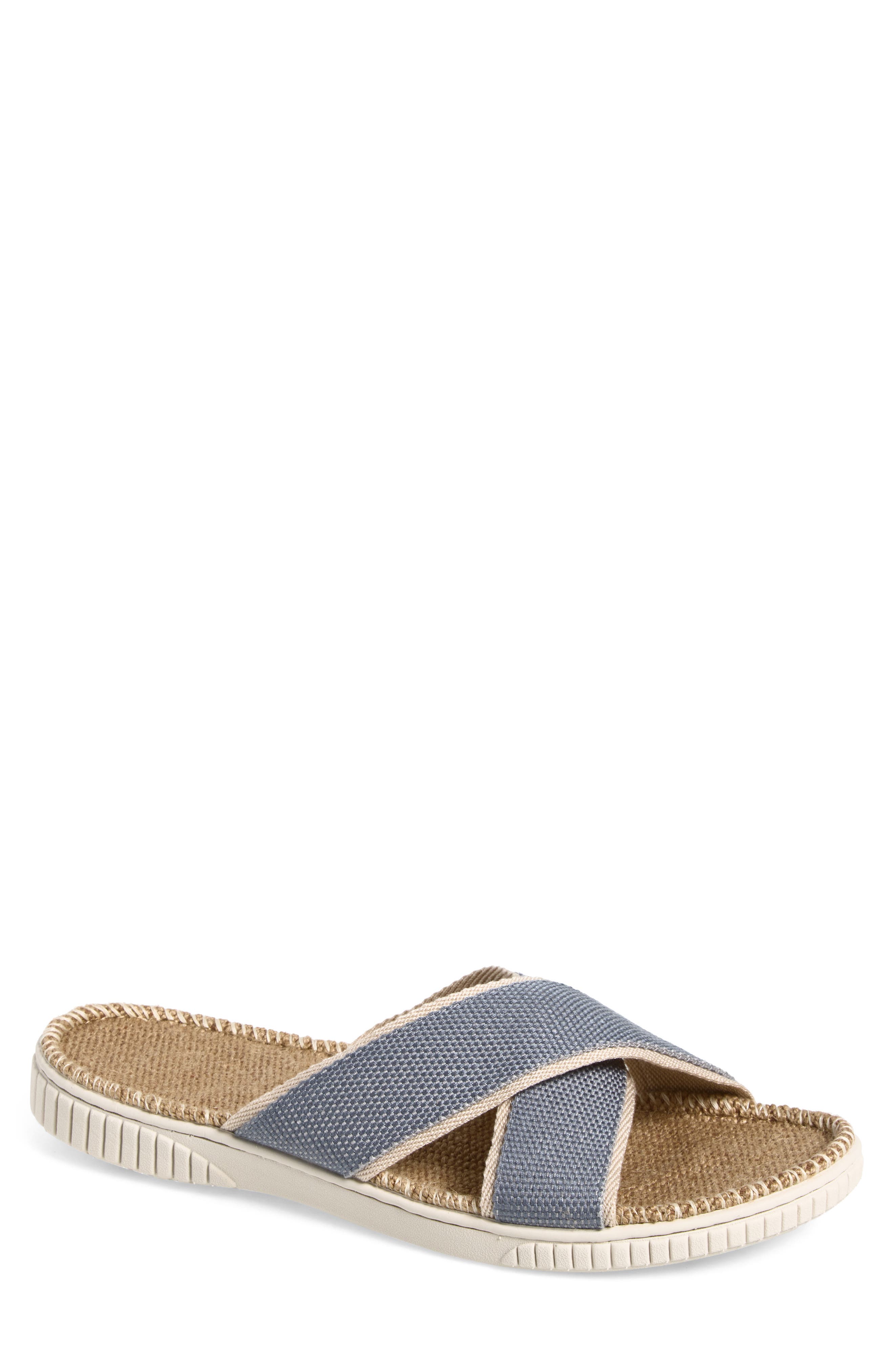 Marlin Slide Sandal, Main, color, BLUE