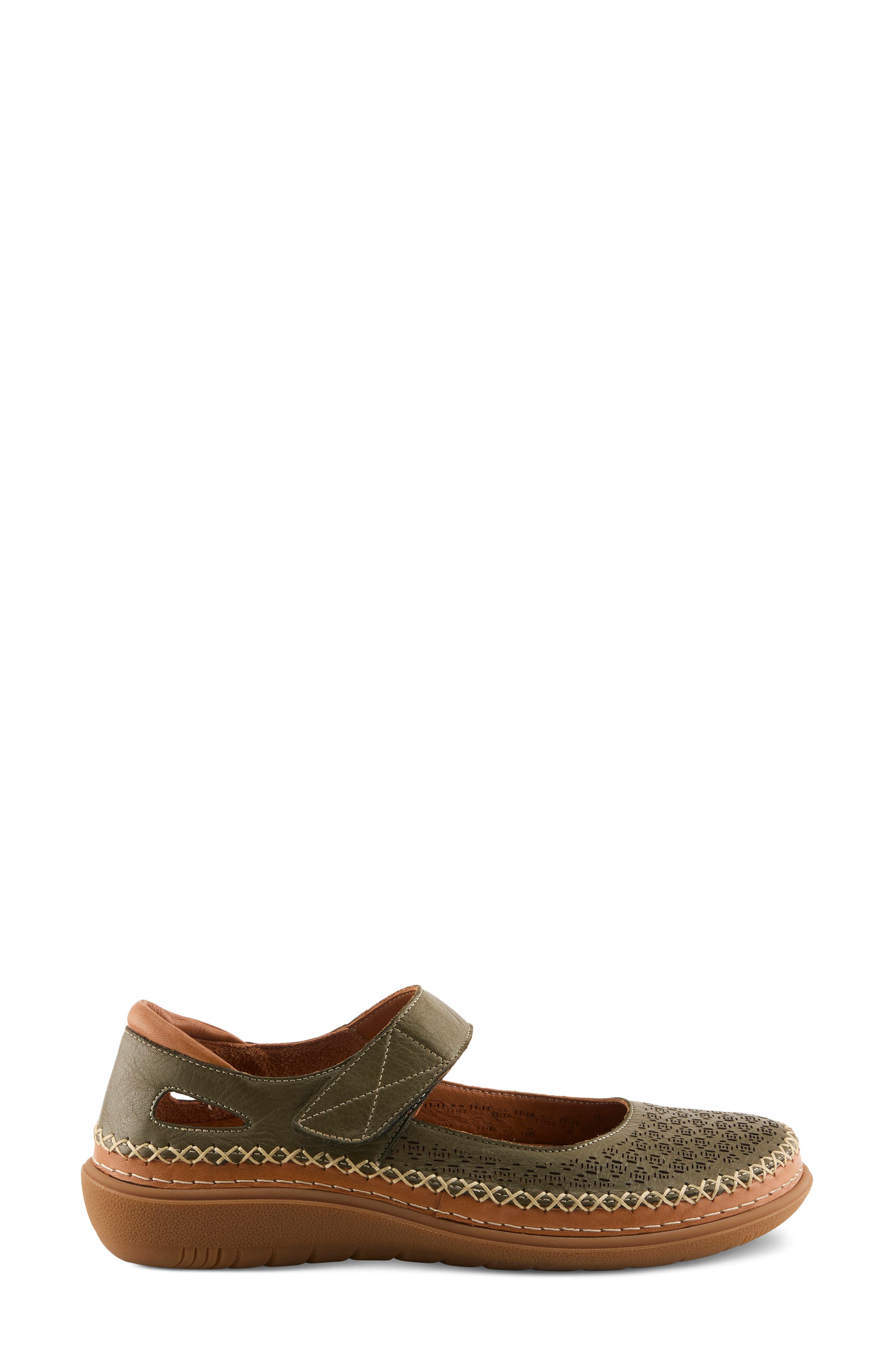 Janah Mary Jane Sneaker, Alternate, color, DARK OLIVE